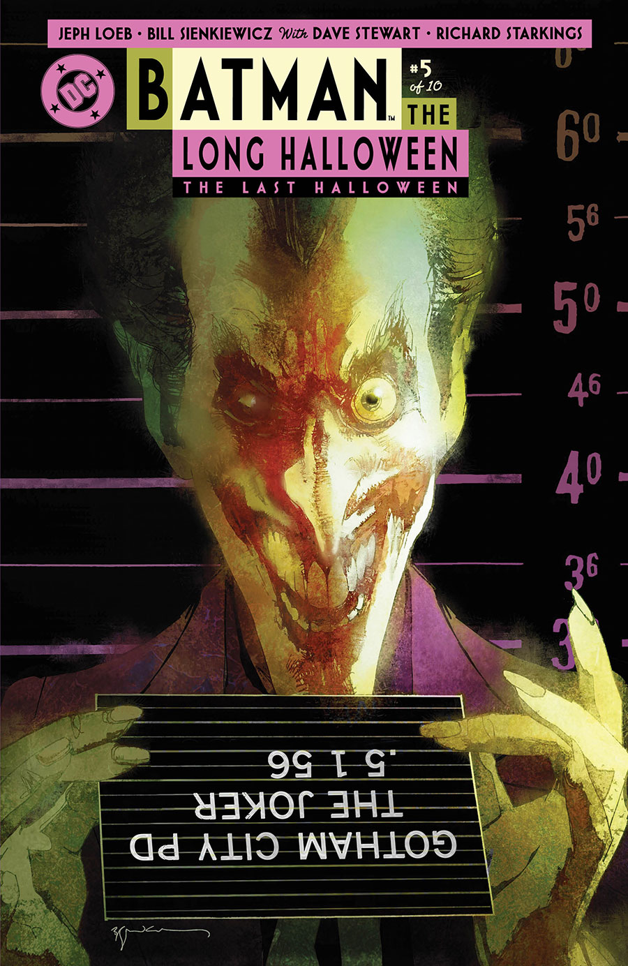 Batman The Long Halloween The Last Halloween #5 Cover B Variant Bill Sienkiewicz Card Stock Cover