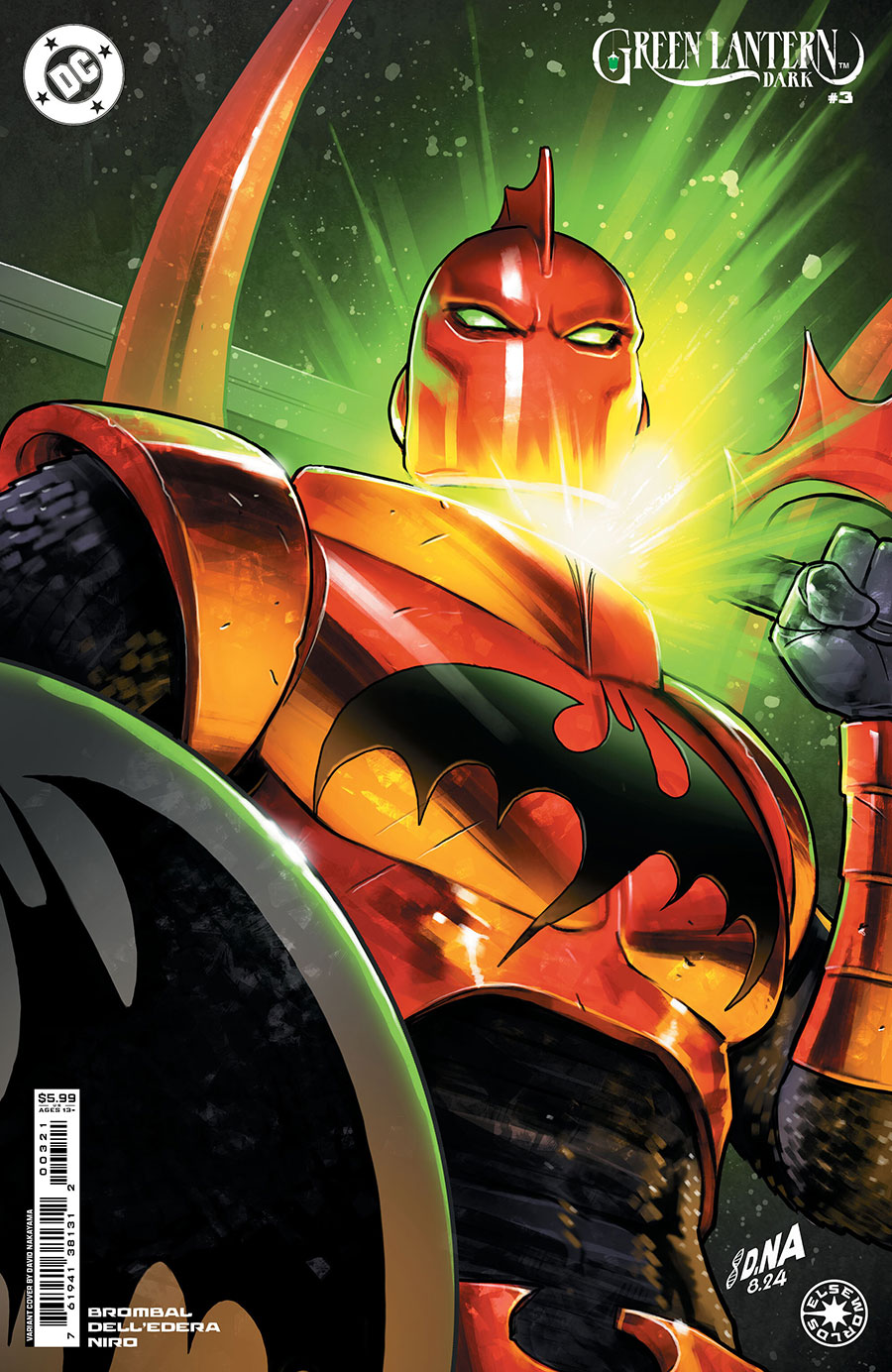 Green Lantern Dark #3 Cover B Variant David Nakayama Card Stock Cover