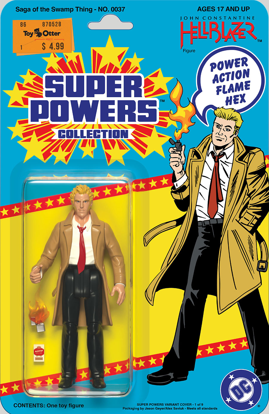 Saga Of The Swamp Thing #37 Facsimile Edition Cover C Variant Super Powers Card Stock Cover