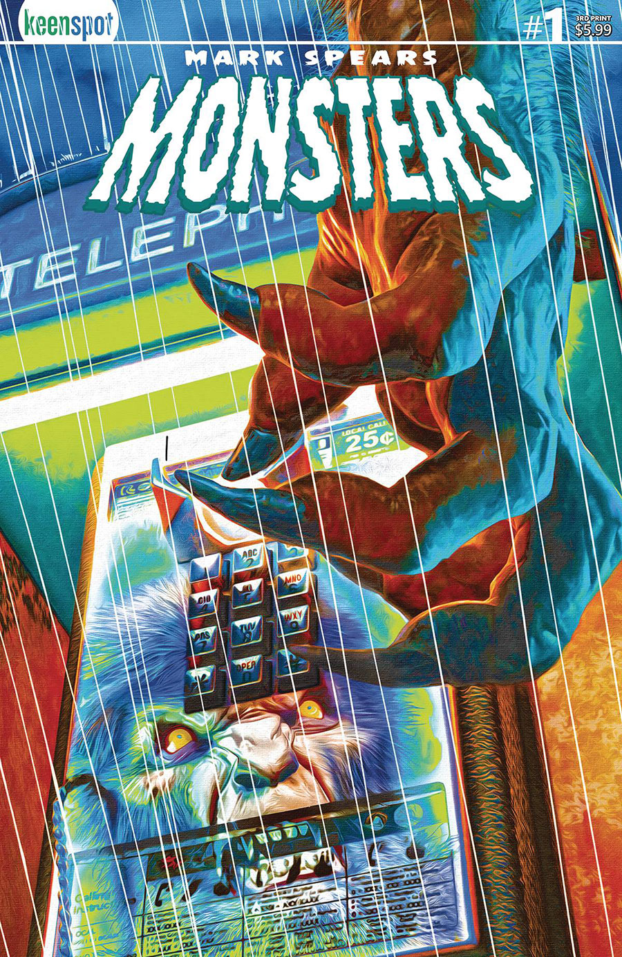 Mark Spears Monsters #1 Cover M 3rd Ptg A Mark Spears Telephone Line Variant Cover (Limit 1 Per Customer)