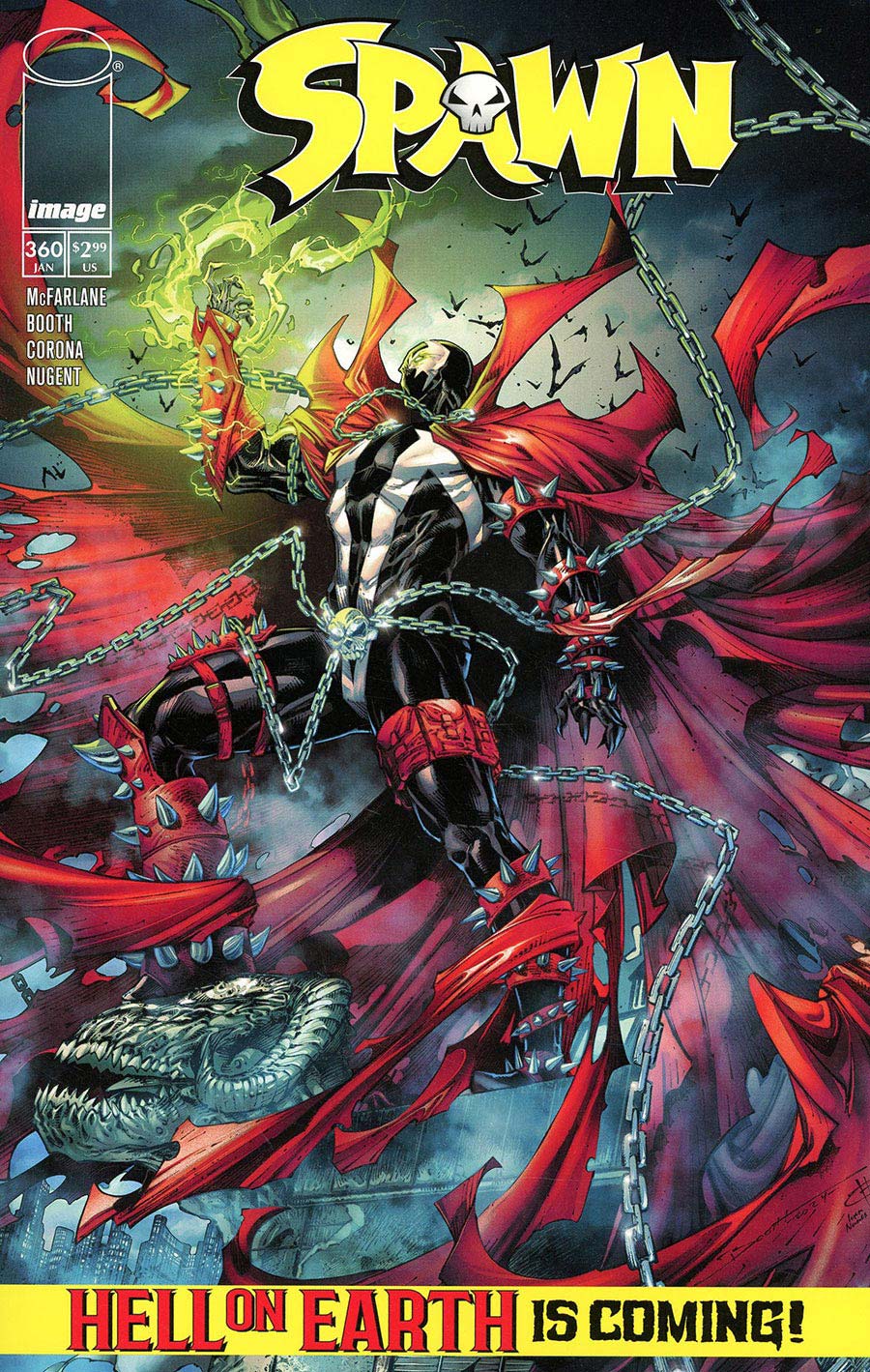 Spawn #360 Cover C Variant Brett Booth Cover