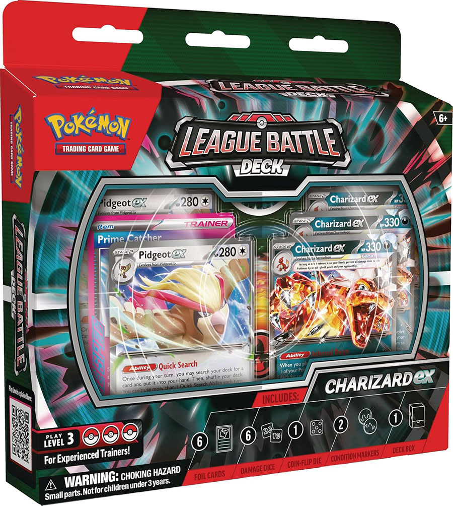 Pokemon Charizard EX League Battle Deck Case