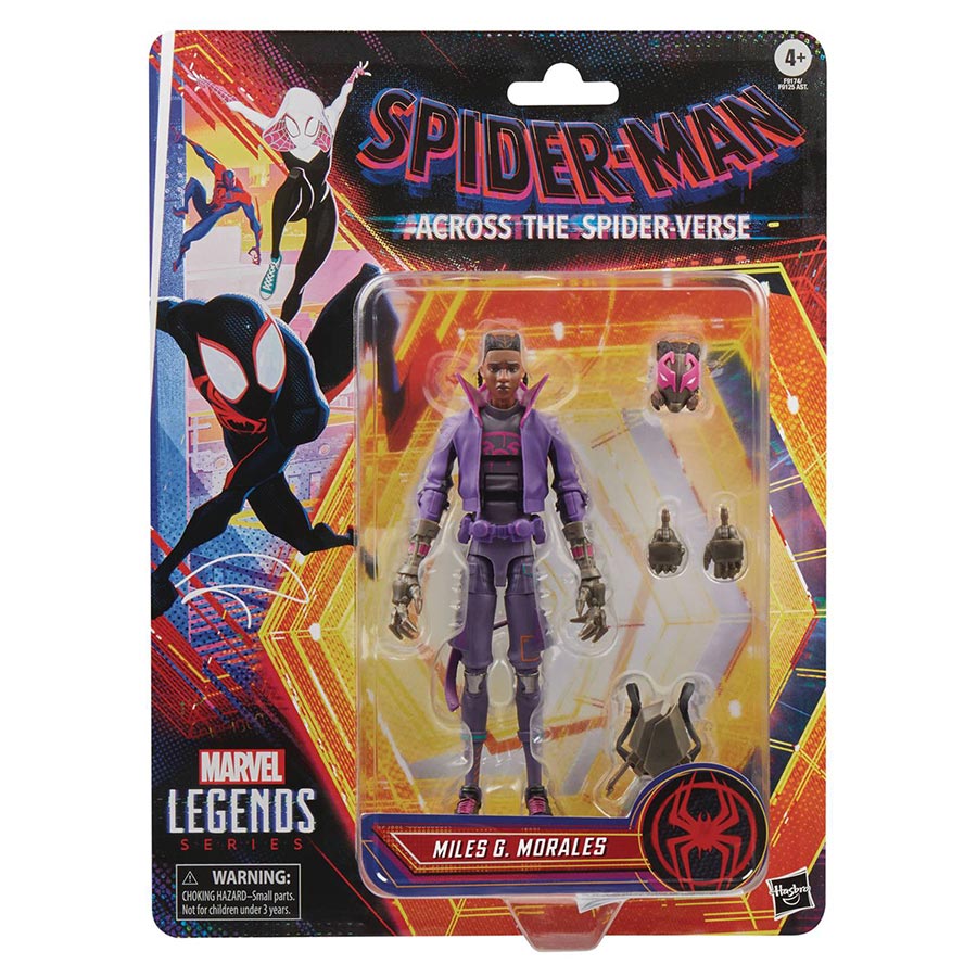 Marvel Legends Spider-Man Across The Spider-Verse Miles G Morales Action Figure Case
