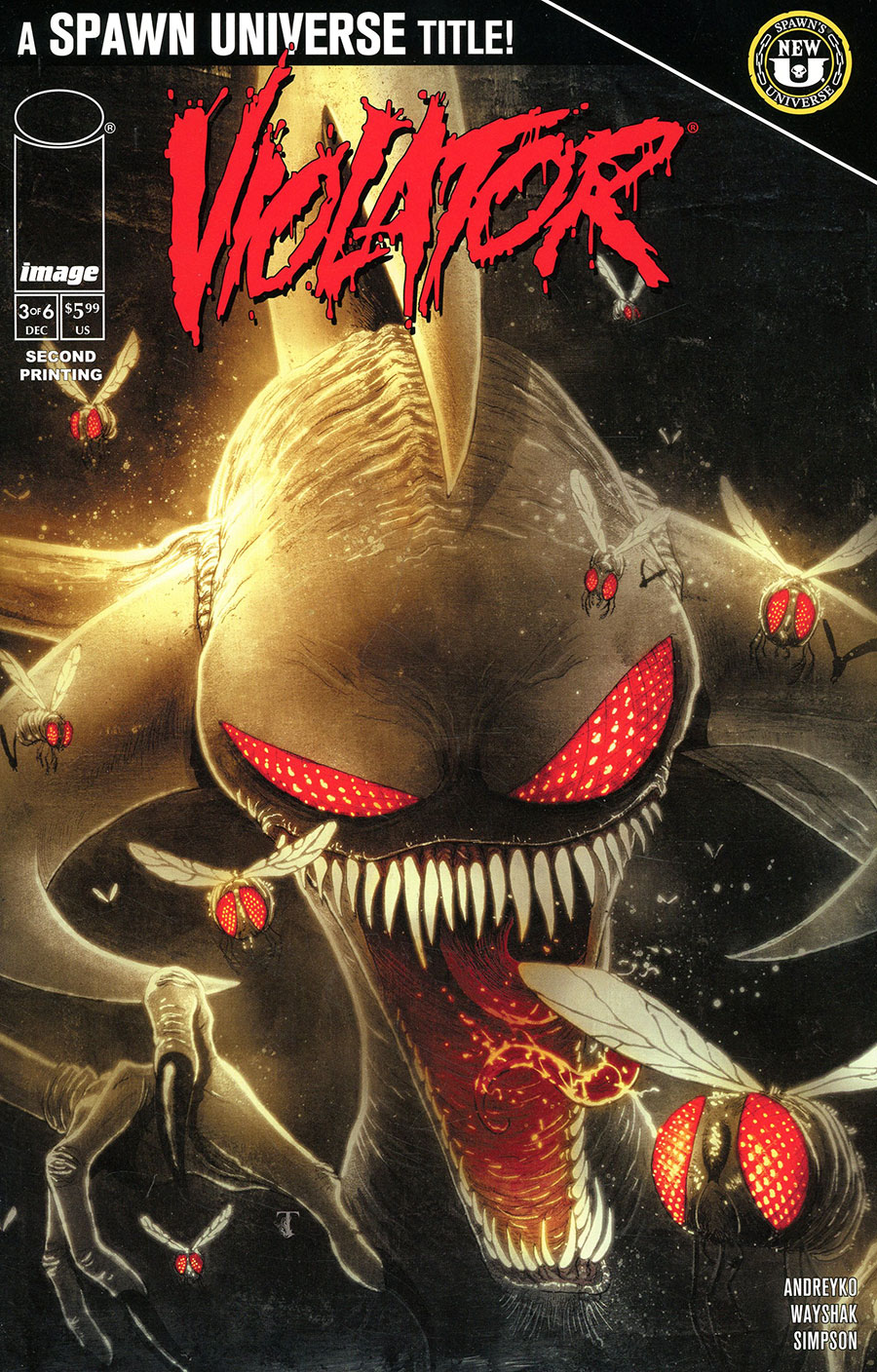 Spawn Violator Origin #3 Cover D 2nd Ptg