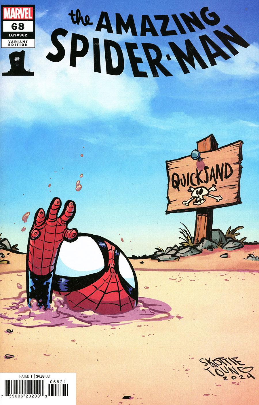 Amazing Spider-Man Vol 6 #68 Cover B Variant Skottie Young 8 Deaths Of Spider-Man Cover