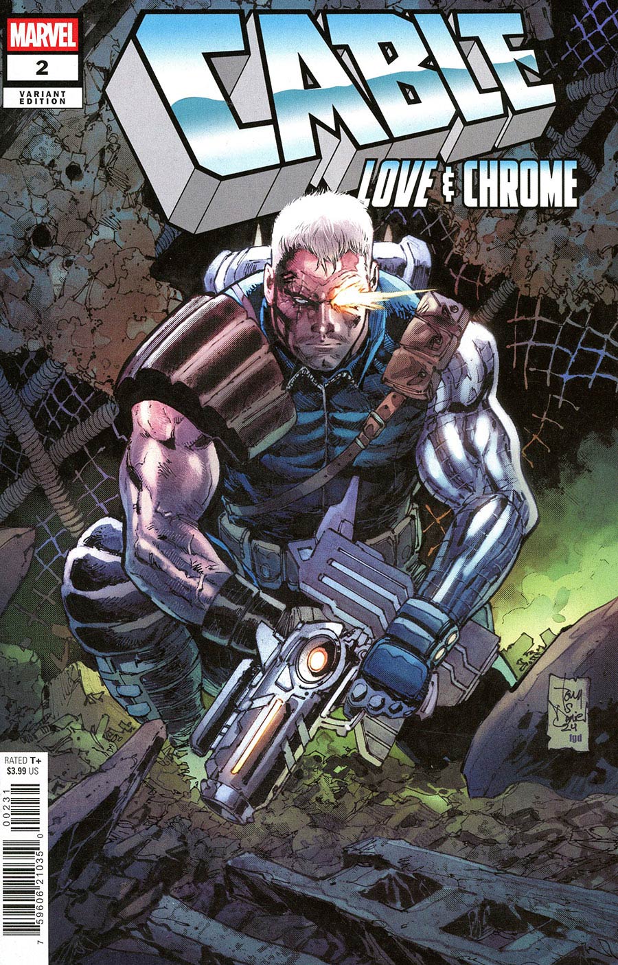 Cable Love And Chrome #2 Cover C Variant Tony Daniel Cover