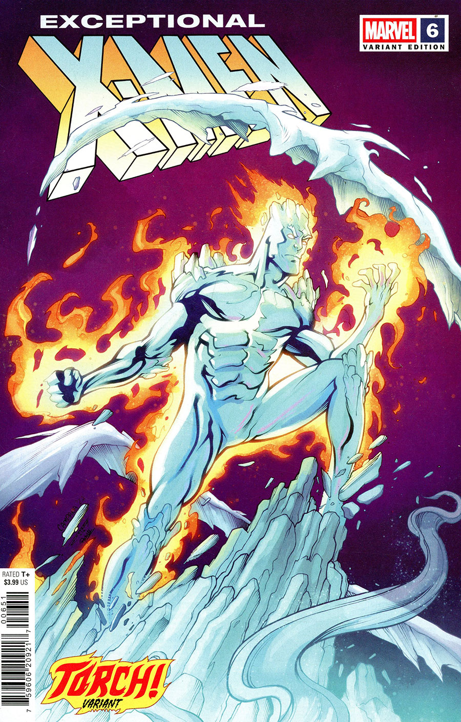 Exceptional X-Men #6 Cover D Variant Chris Campana Torch Cover