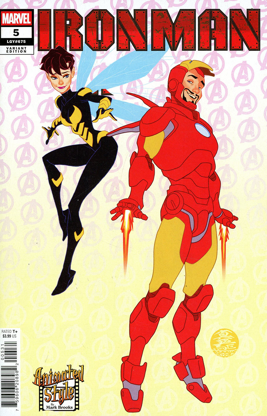 Iron Man Vol 7 #5 Cover B Variant Mark Brooks Animated-Style Cover