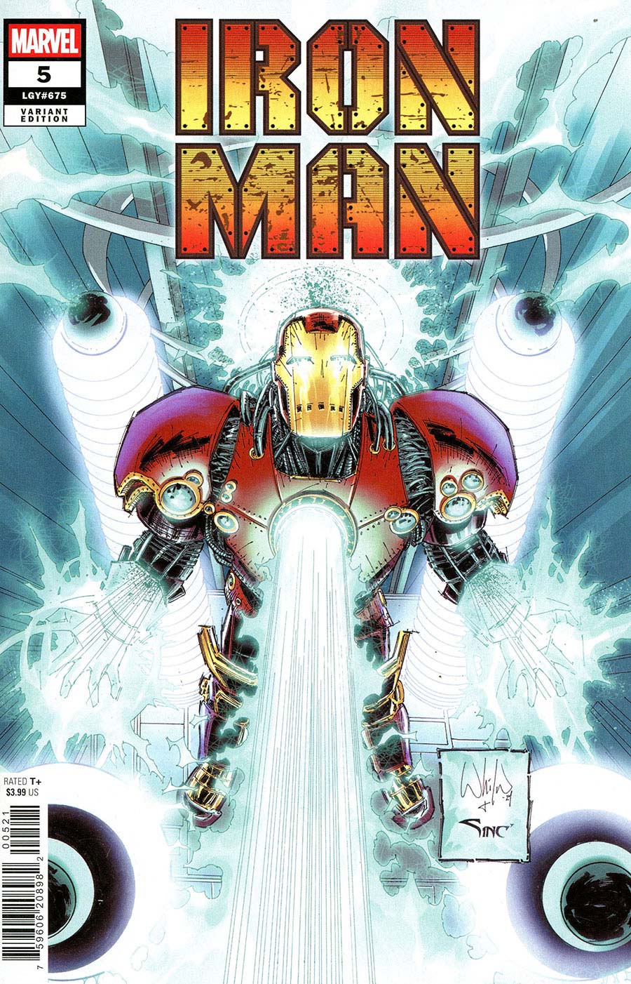 Iron Man Vol 7 #5 Cover C Variant Whilce Portacio Cover