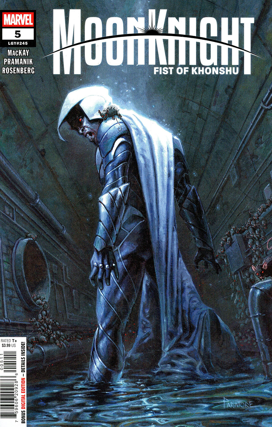 Moon Knight Fist Of Khonshu #5 Cover A Regular Davide Paratore Cover