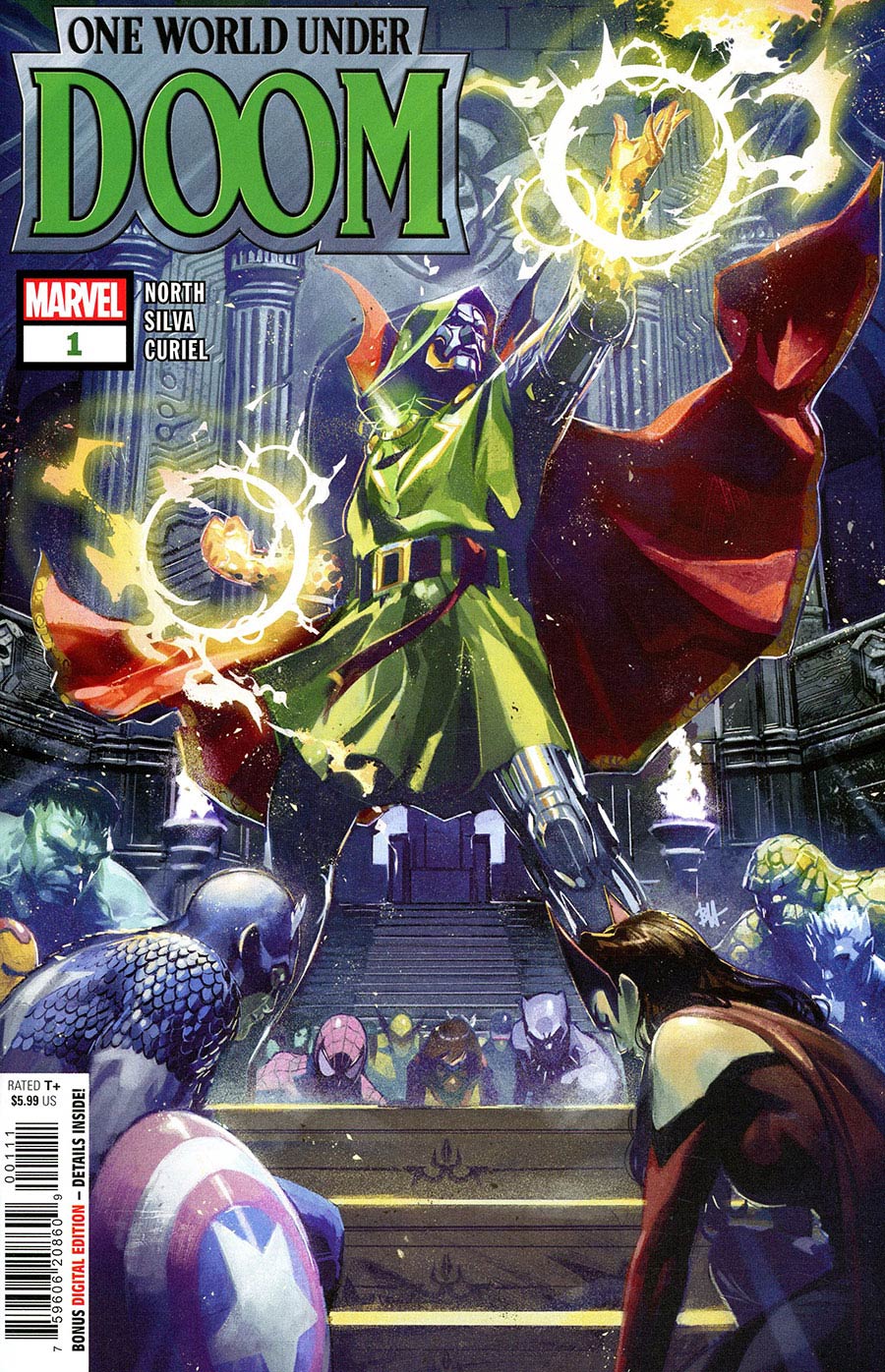One World Under Doom #1 Cover A Regular Ben Harvey Cover (Limit 1 Per Customer)