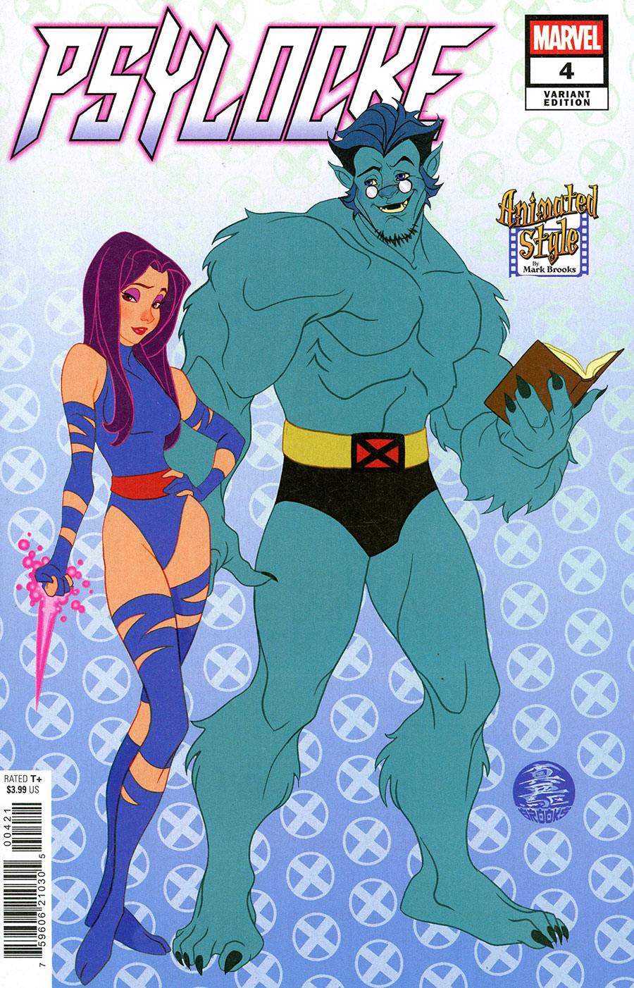 Psylocke Vol 2 #4 Cover B Variant Mark Brooks Animated-Style Cover