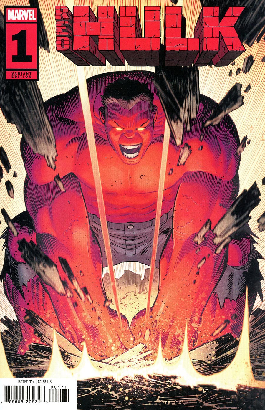 Red Hulk #1 Cover E Variant John Romita Jr Cover (One World Under Doom Tie-In)
