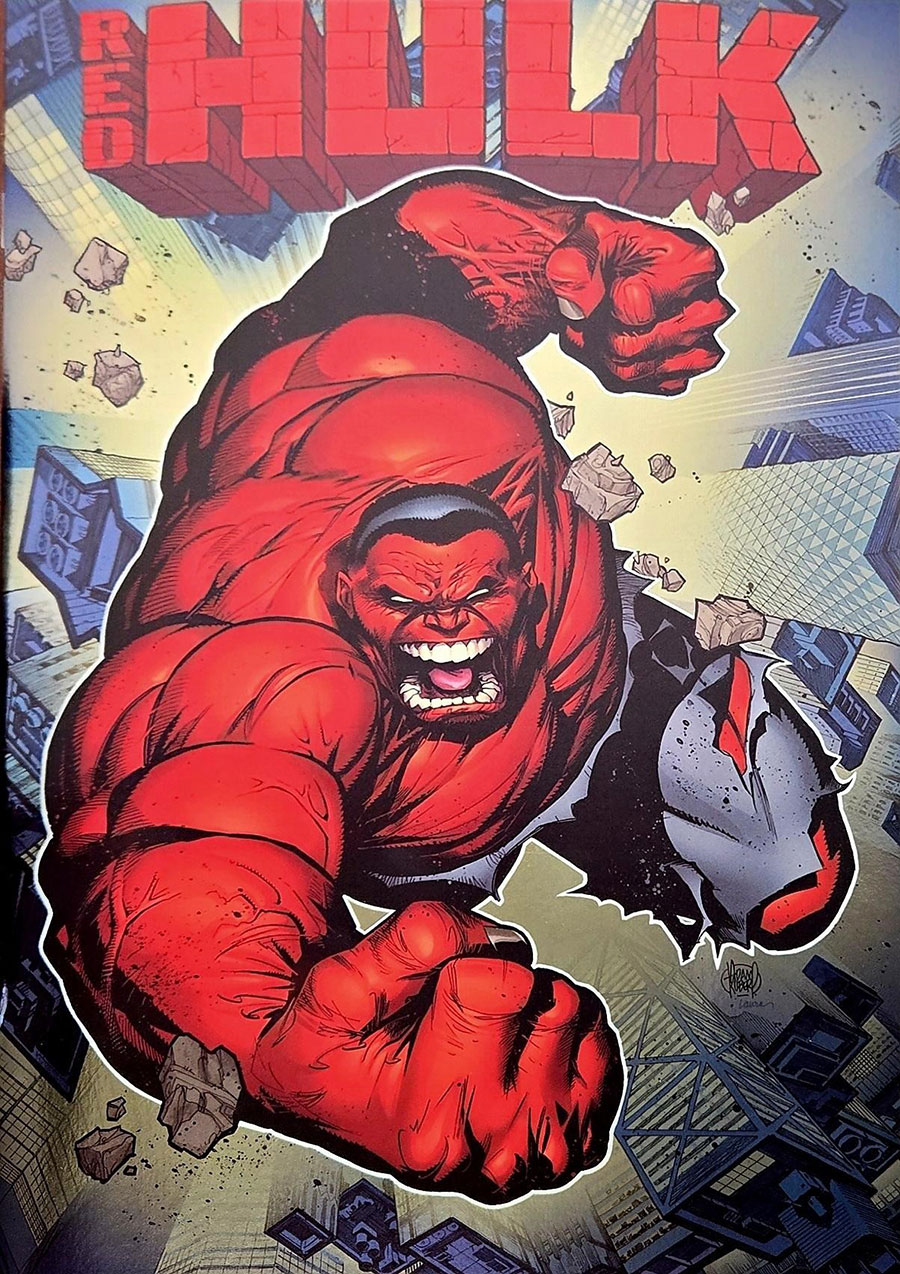 Red Hulk #1 Cover H Variant Adam Kubert Foil Cover (One World Under Doom Tie-In)