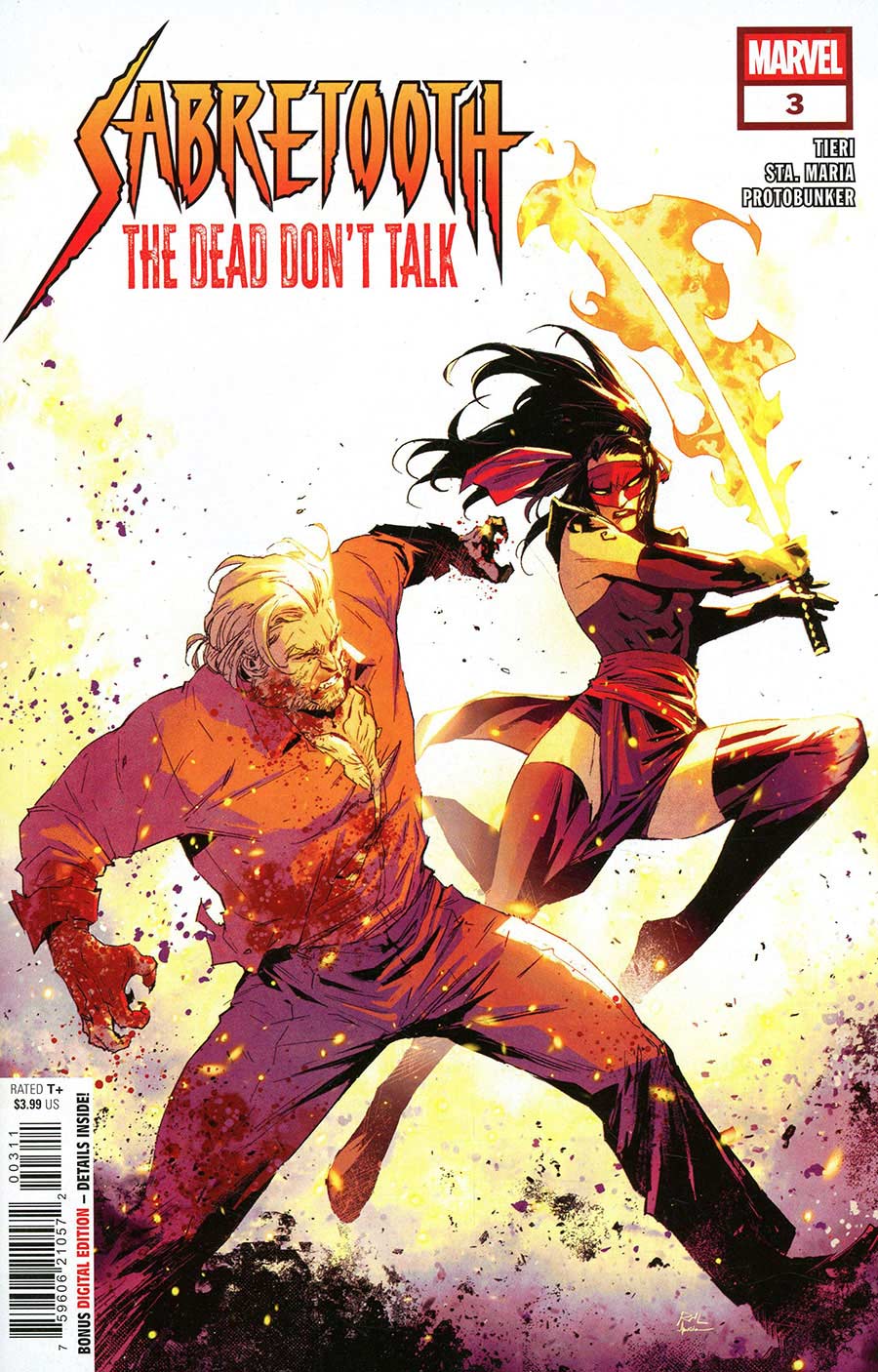 Sabretooth The Dead Dont Talk #3 Cover A Regular Rafael De Latorre Cover
