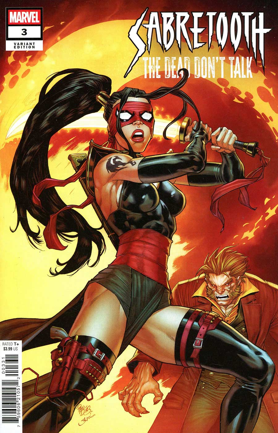 Sabretooth The Dead Dont Talk #3 Cover C Variant Paco Diaz Cover