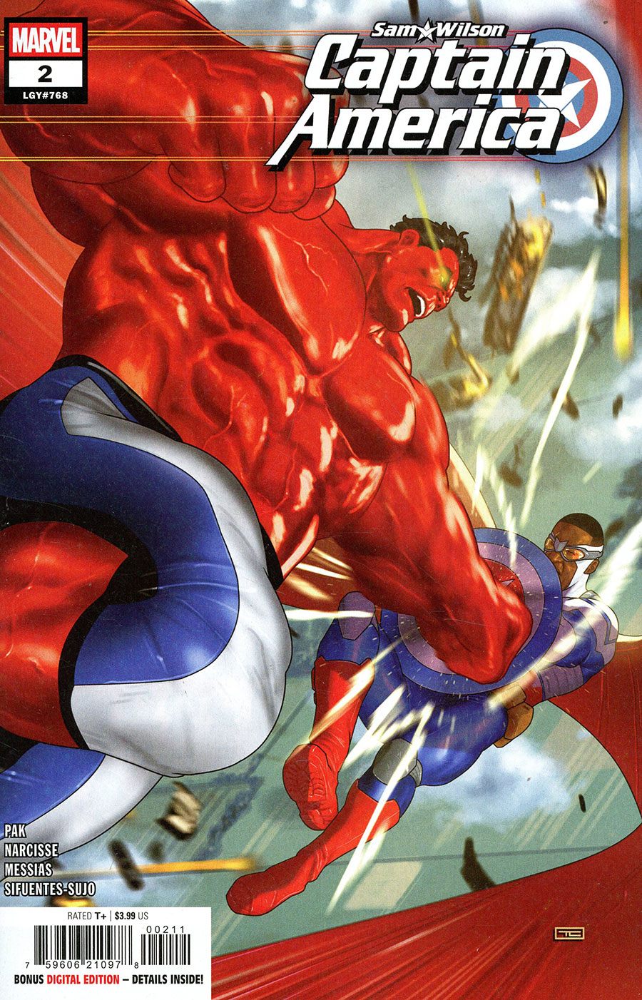 Sam Wilson Captain America #2 Cover A Regular Taurin Clarke Cover