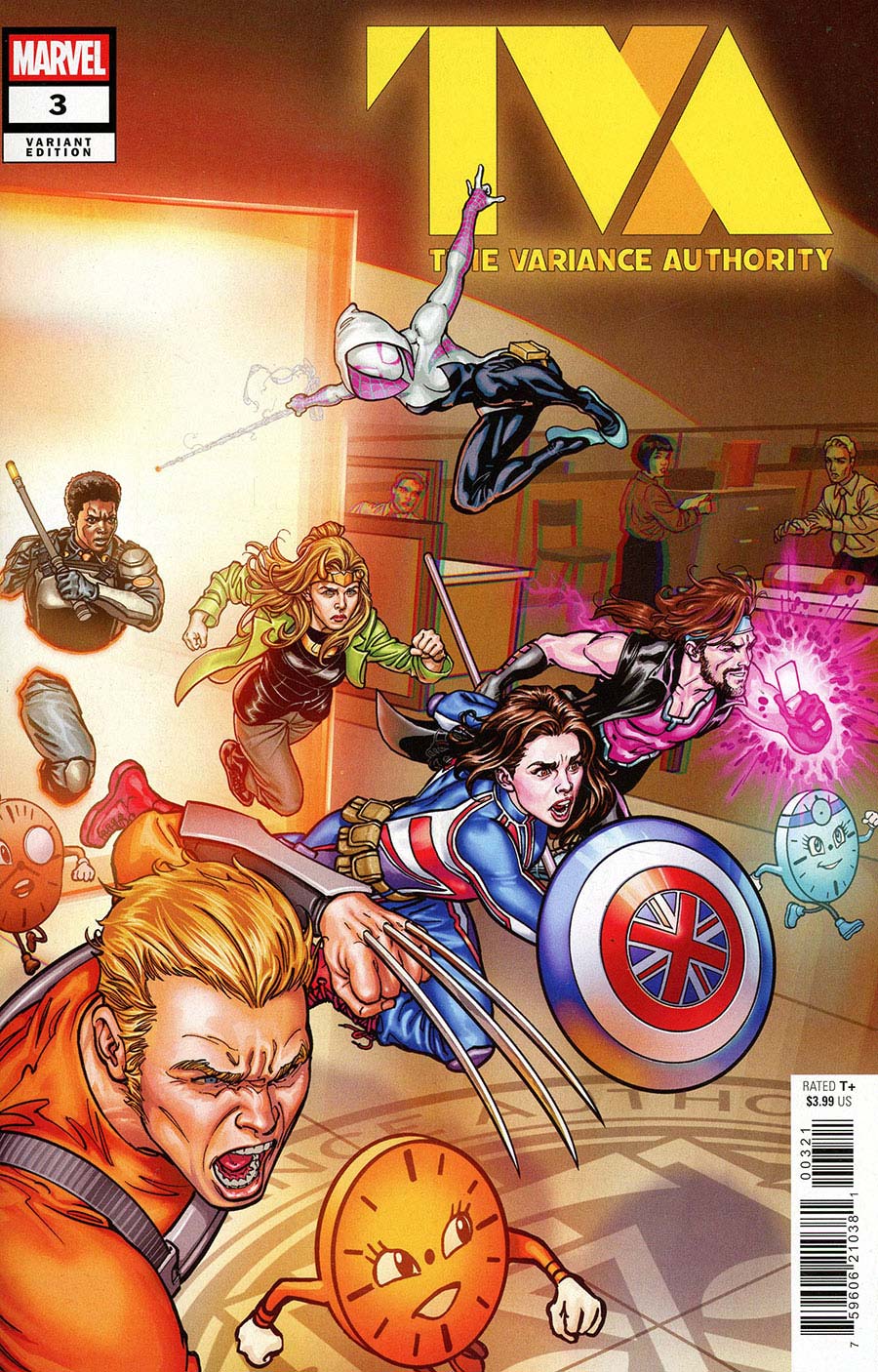 TVA #3 Cover B Variant David Yardin Cover