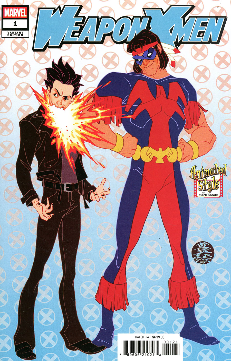 Weapon X-Men Vol 2 #1 Cover B Variant Mark Brooks Animated-Style Cover (One World Under Doom Tie-In)