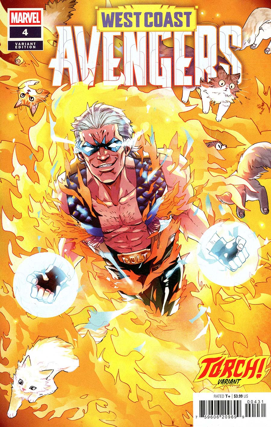 West Coast Avengers Vol 4 #4 Cover C Variant Nao Fuji Torch Cover