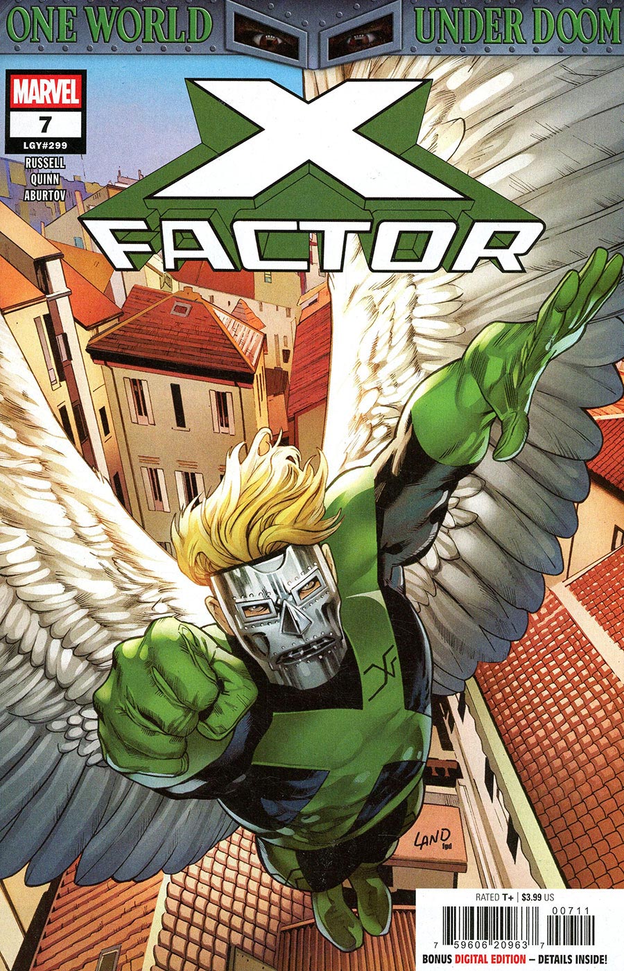 X-Factor Vol 5 #7 Cover A Regular Greg Land Cover (One World Under Doom Tie-In)