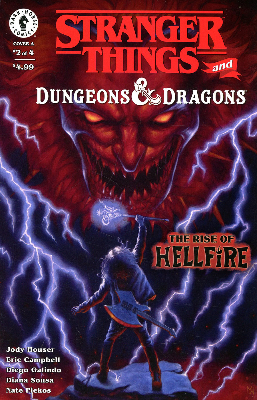 Stranger Things And Dungeons & Dragons The Rise Of Hellfire #2 Cover A Regular Myles Wohl Cover