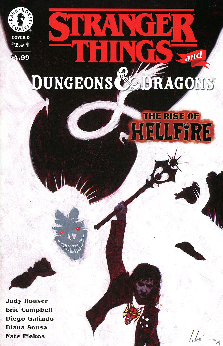 Stranger Things And Dungeons & Dragons The Rise Of Hellfire #2 Cover D Variant Jeremy Wilson Cover