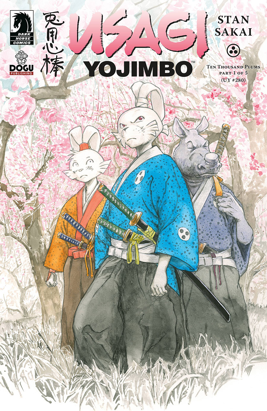 Usagi Yojimbo Ten Thousand Plums #1 Cover C Variant Arita Mitsuhiro Cover