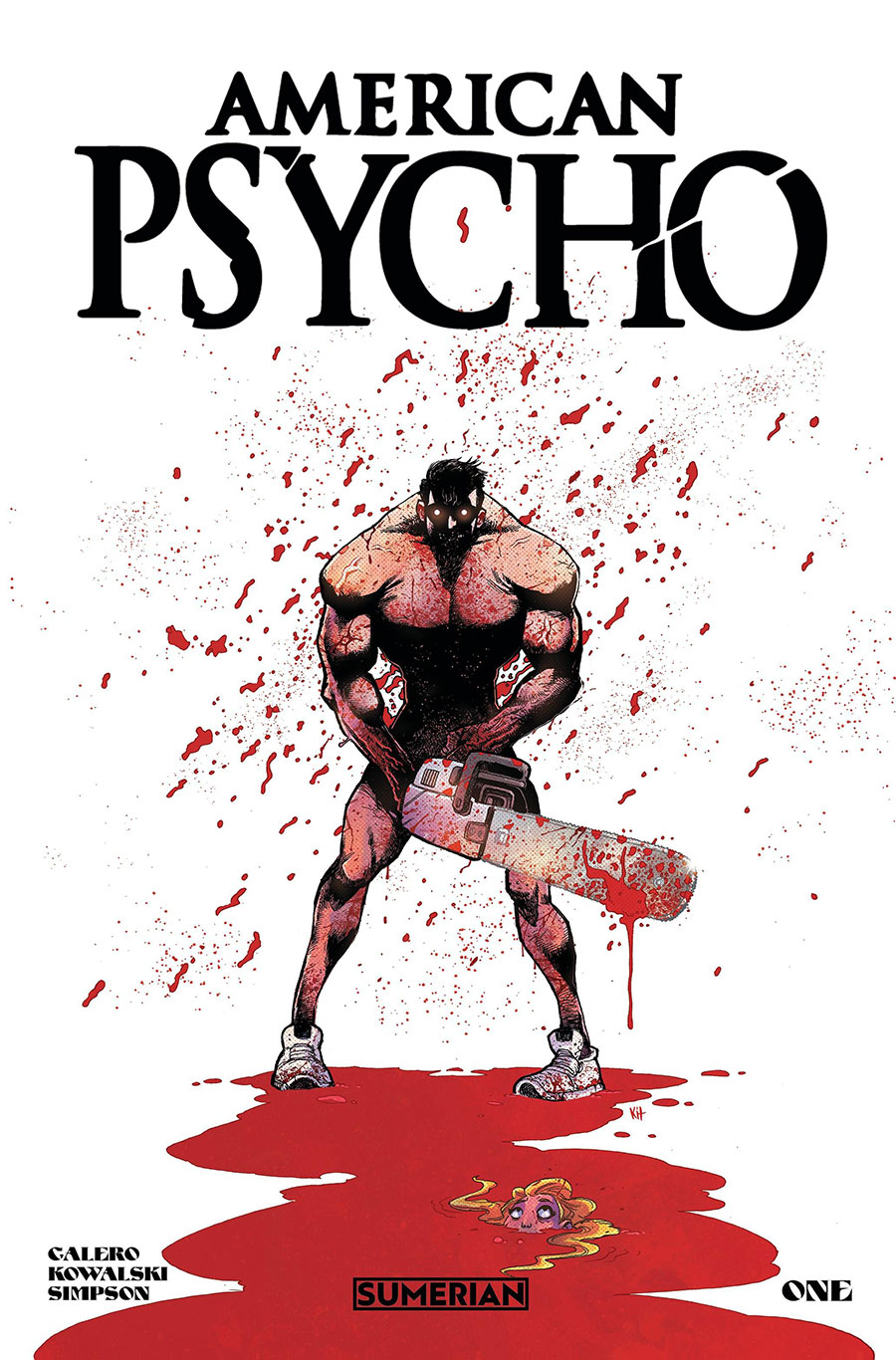 American Psycho #1 Cover N Massive Select Exclusive Kit Wallis Chainsaw Foil Variant Cover