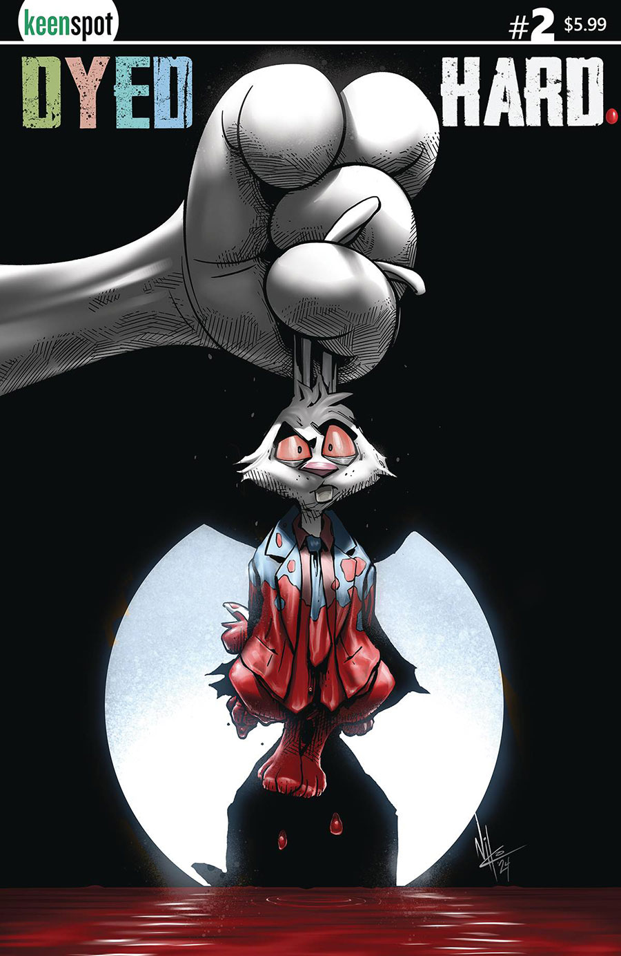 Dyed Hard #2 Cover B Variant Rob Nikolakakis Cover