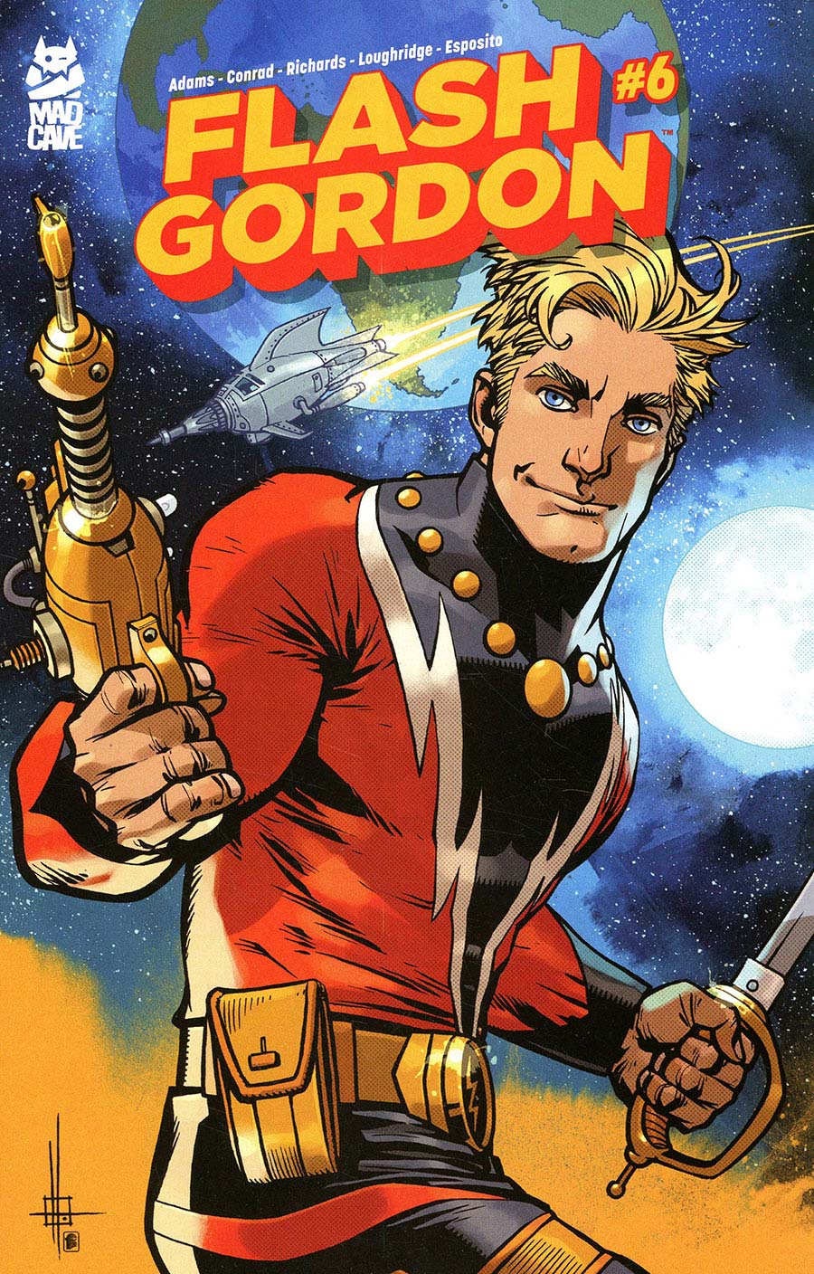 Flash Gordon Vol 8 #6 Cover B Variant Zach Howard Homeworld Cover