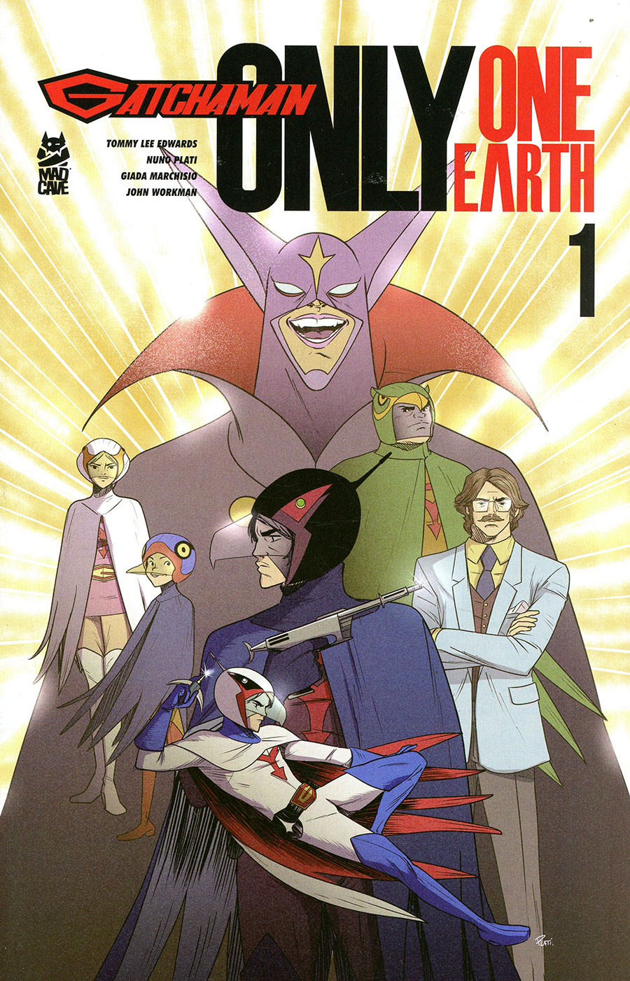 Gatchaman Only One Earth #1 Cover B Variant Nuno Plati Cover