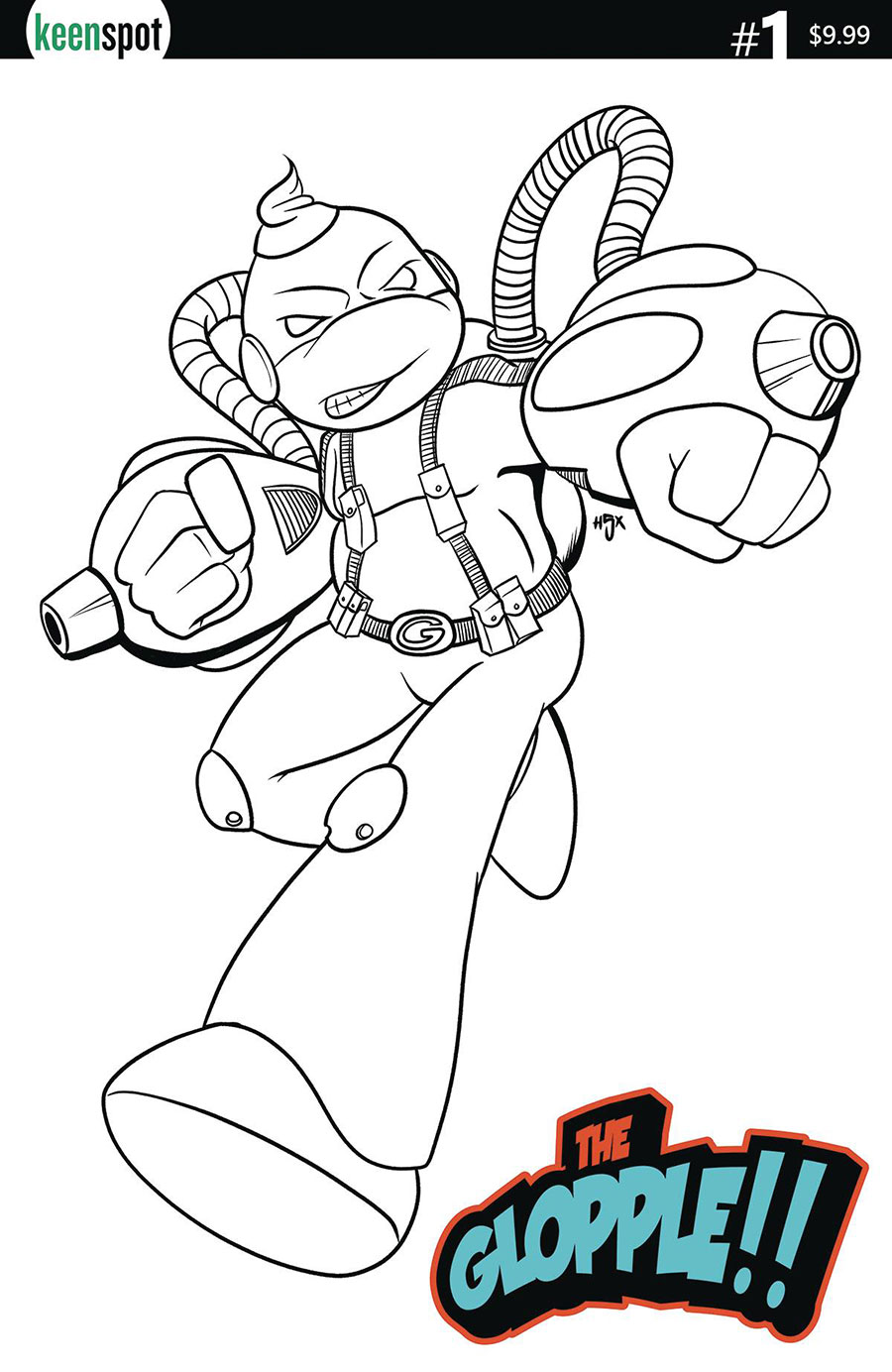 Glopple Vol 2 #1 Cover C Variant Matt Chambers Coloring Book Cover