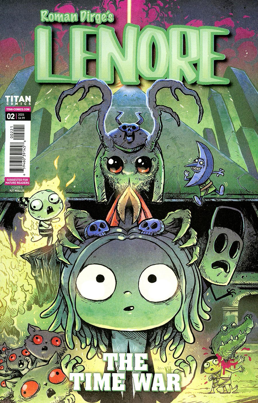 Lenore The Time War #2 Cover B Variant Kit Wallis Cover