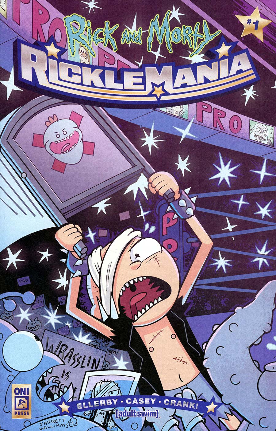 Rick And Morty Ricklemania #1 Cover C Variant Jarrett Williams & Hank Jones Interconnecting Cover