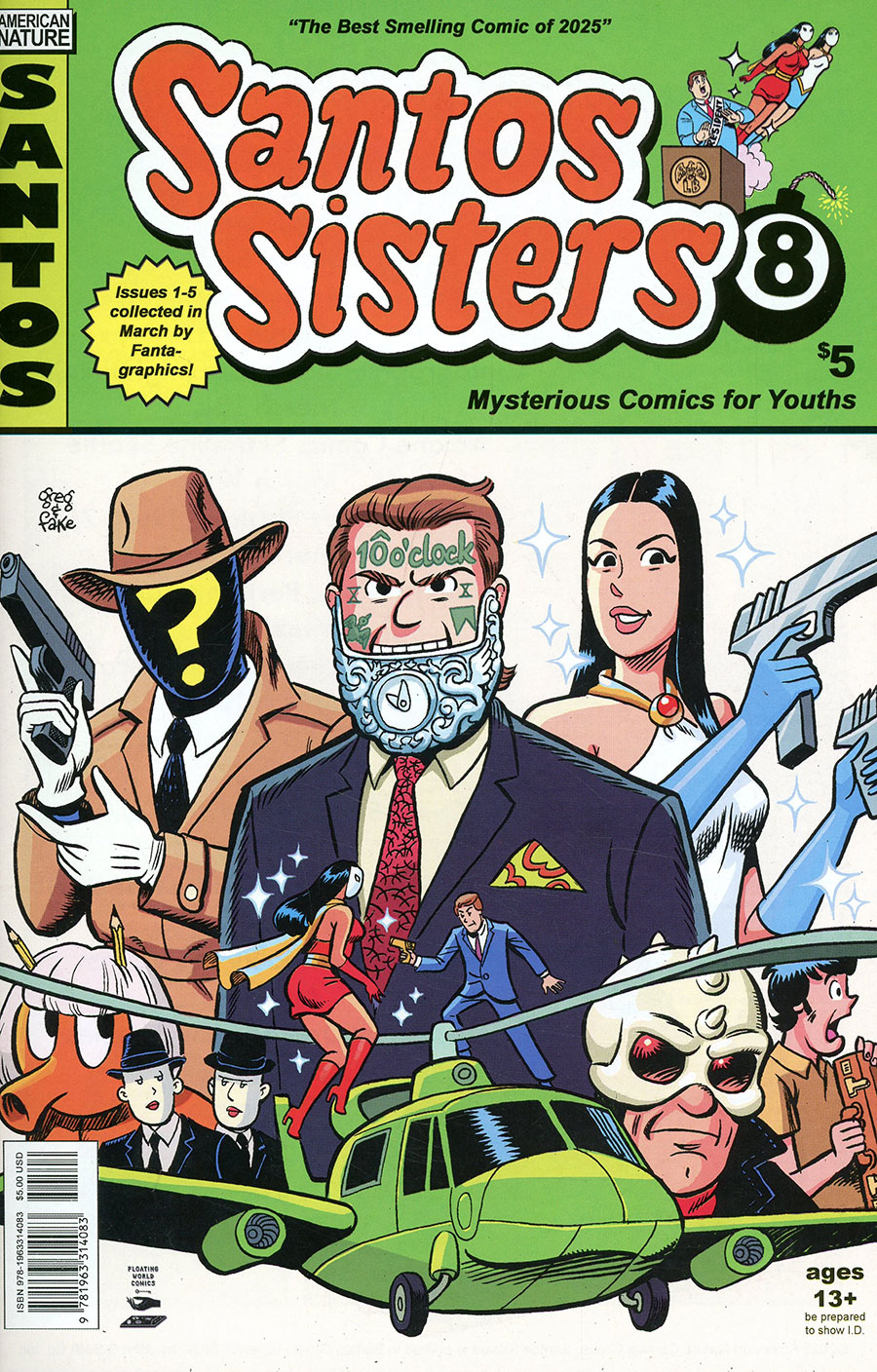 Santos Sisters #8 Cover A Regular GREG & FAK Cover