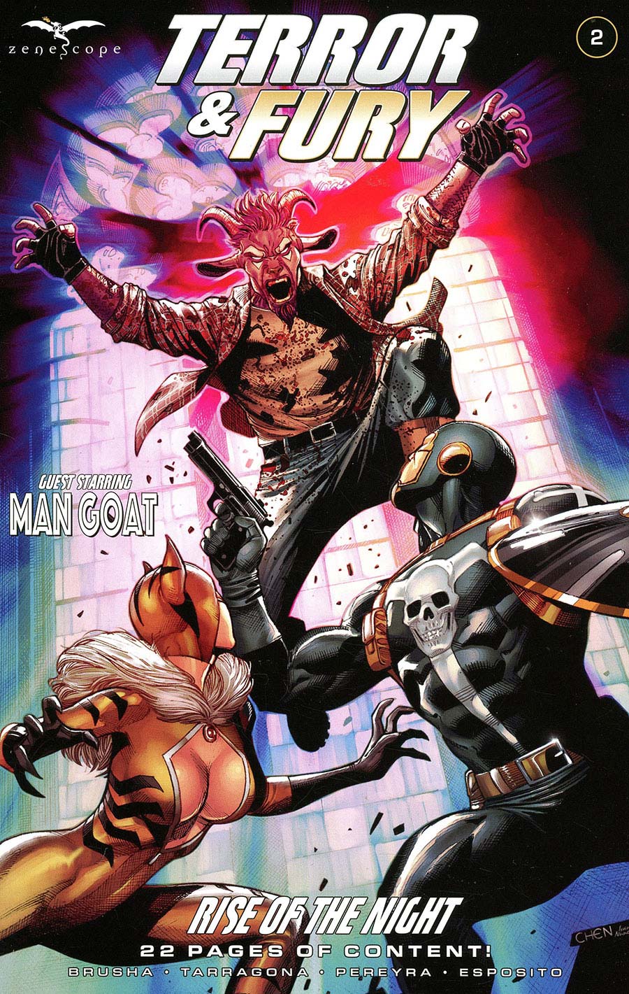 Terror And Fury Rise Of The Night #2 Cover A Regular Sean Chen Cover