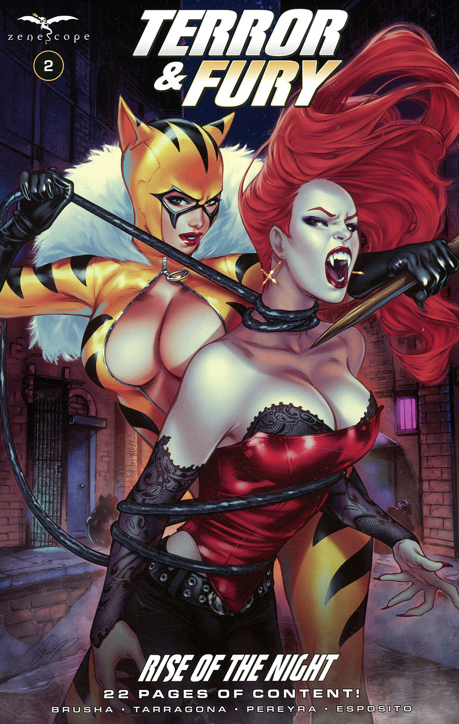 Terror And Fury Rise Of The Night #2 Cover B Variant Elias Chatzoudis Cover