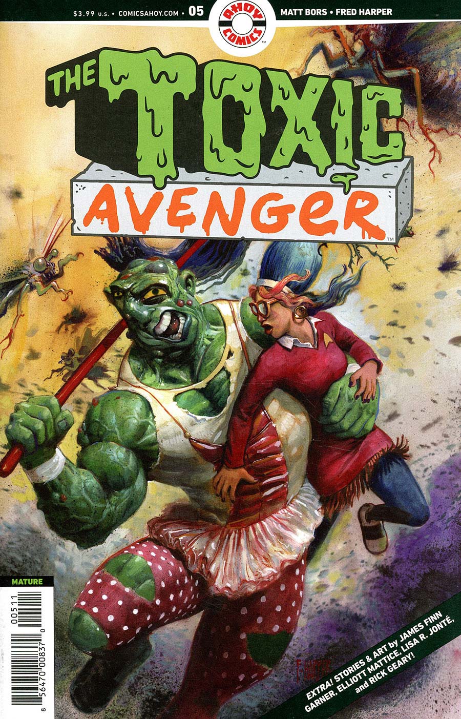 Toxic Avenger Vol 2 #5 Cover A Regular Fred Harper Cover