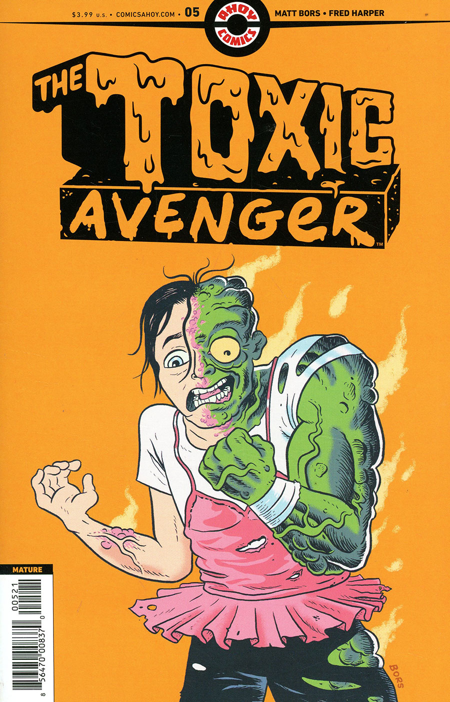 Toxic Avenger Vol 2 #5 Cover B Variant Matt Bors Cover