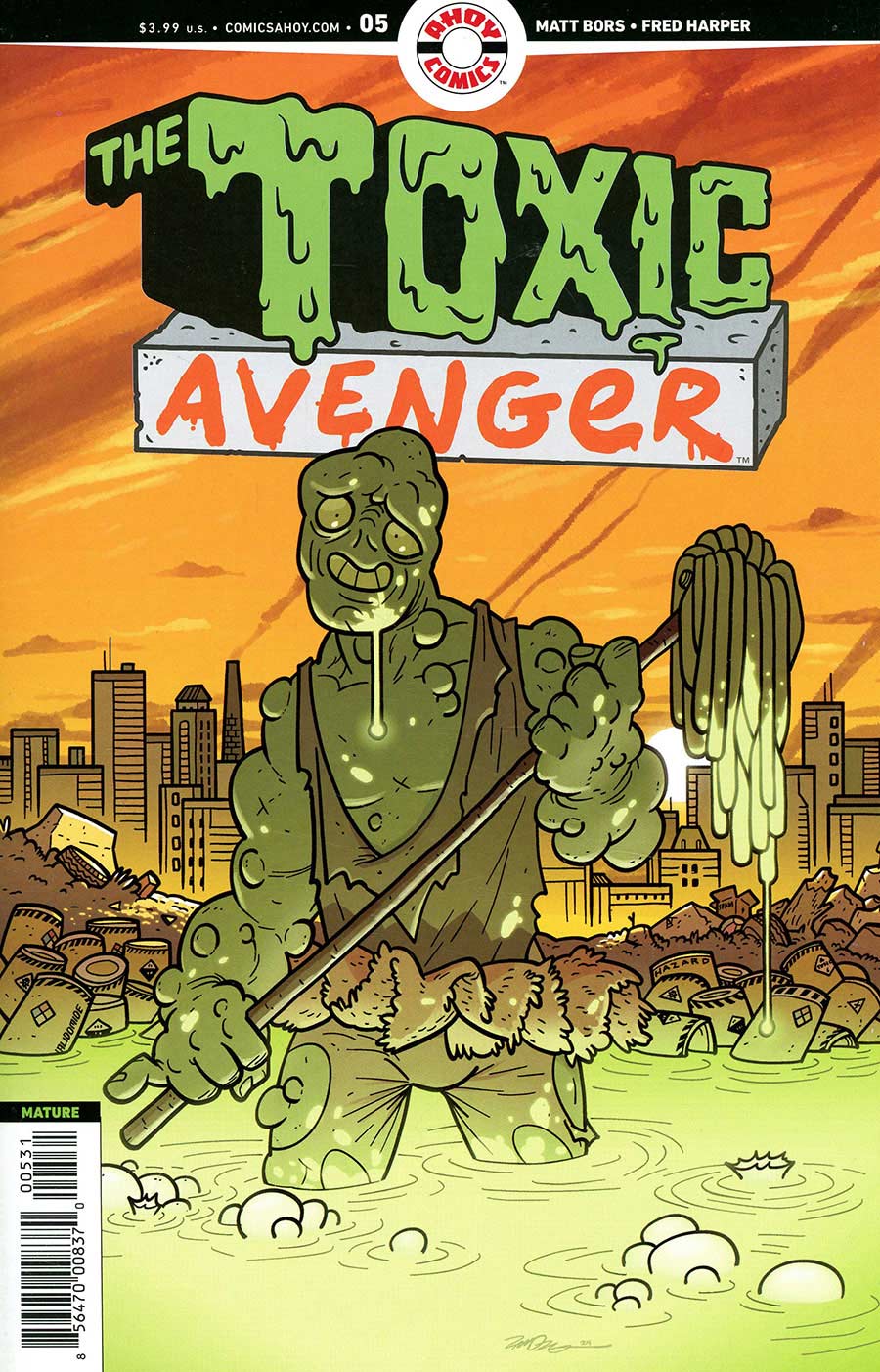 Toxic Avenger Vol 2 #5 Cover C Variant Zander Cannon Cover