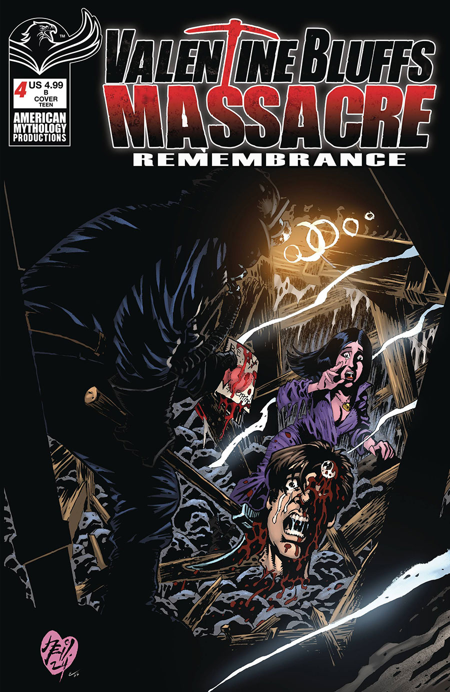 Valentine Bluffs Massacre Remembrance #1 Cover B Variant Neil Vokes Cover