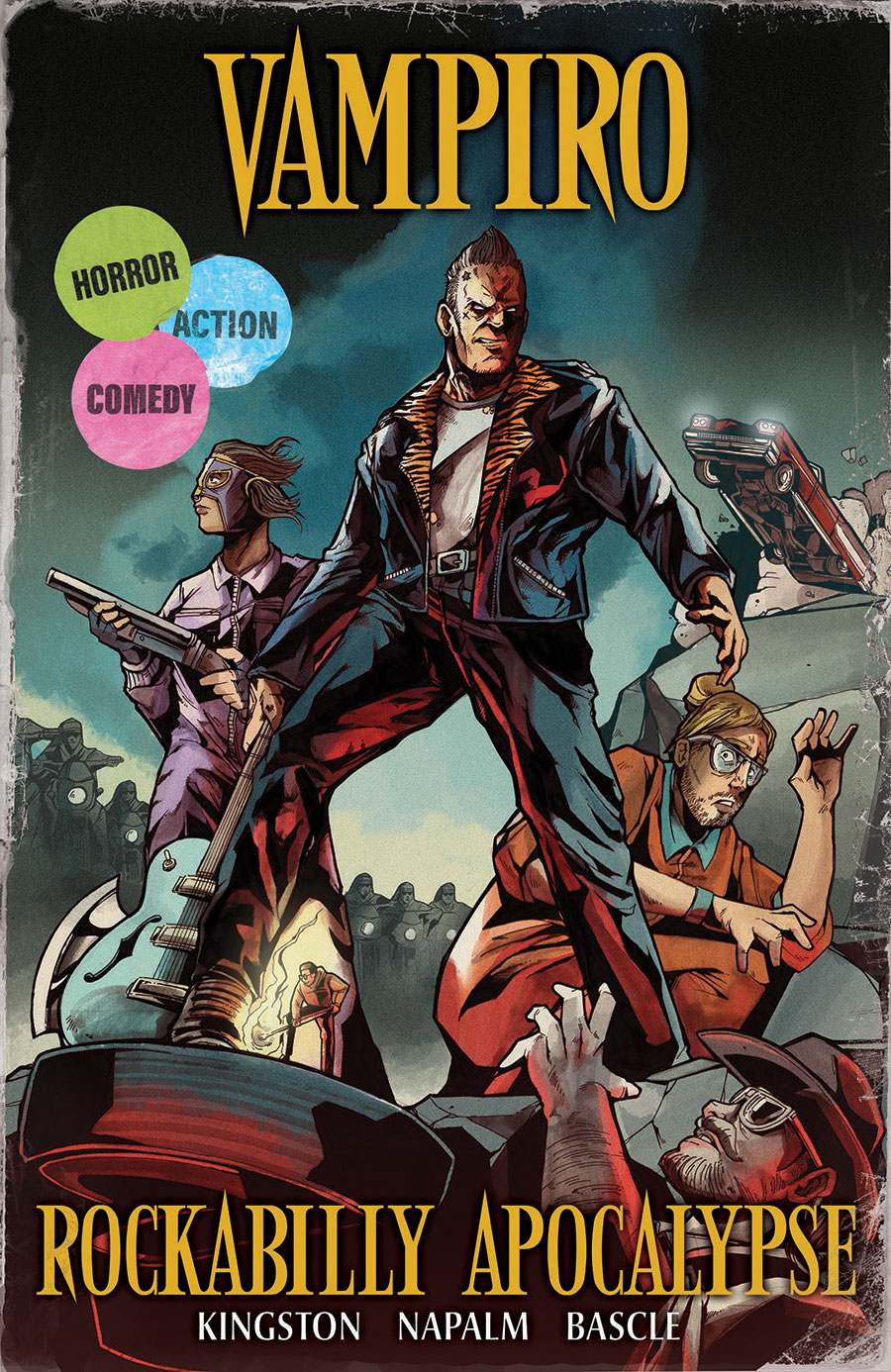 Vampiro Rockabilly Apocalypse #5 Cover B Variant El Terrorifico Dr Napalm Homage Cover