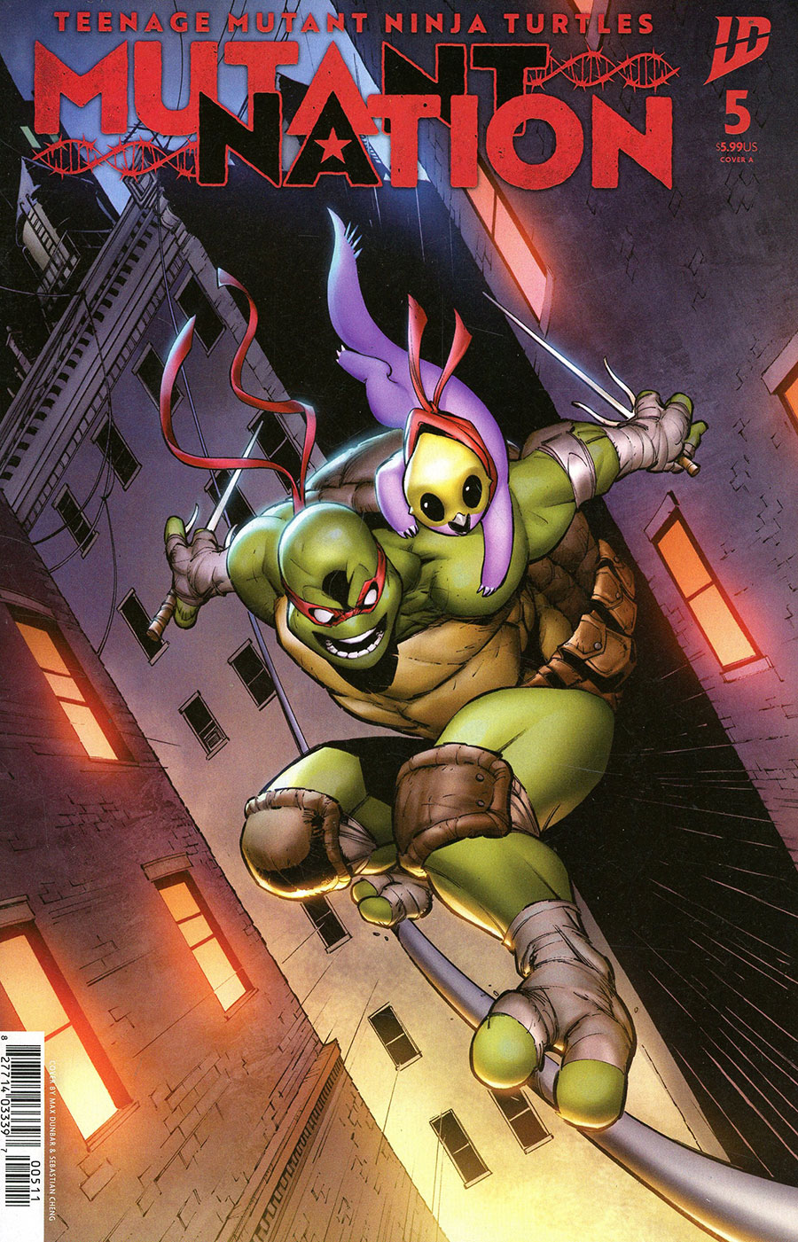 Teenage Mutant Ninja Turtles Mutant Nation #5 Cover A Regular Max Dunbar Cover