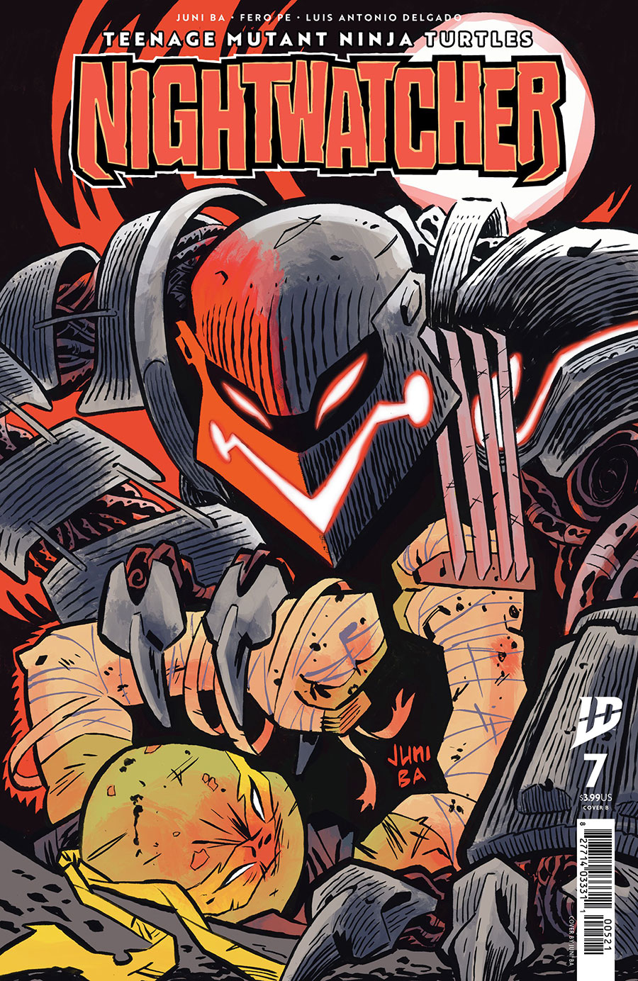 Teenage Mutant Ninja Turtles Nightwatcher #7 Cover B Variant Juni Ba Cover