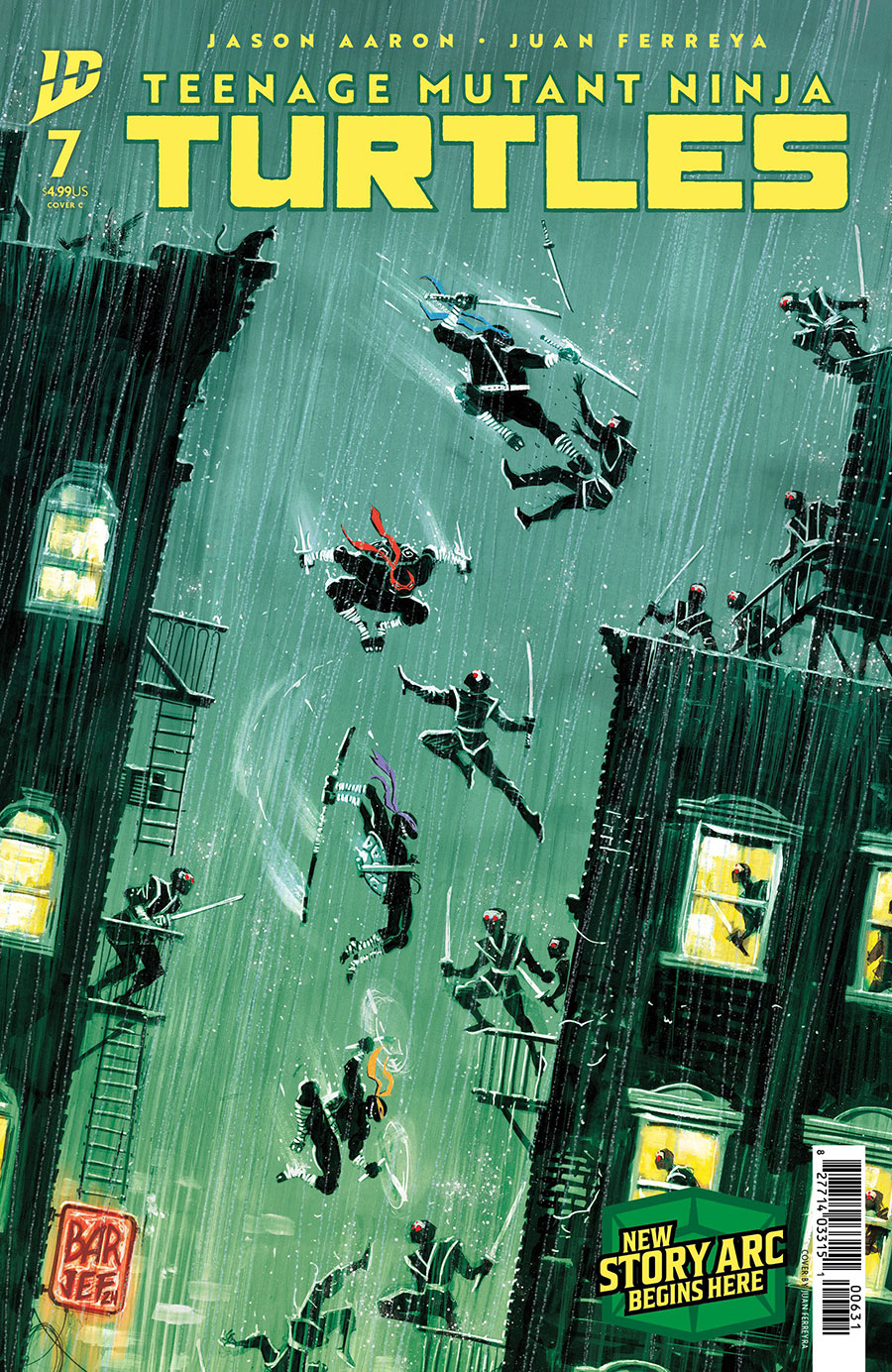 Teenage Mutant Ninja Turtles Vol 6 #7 Cover C Variant Juan Ferreyra Cover