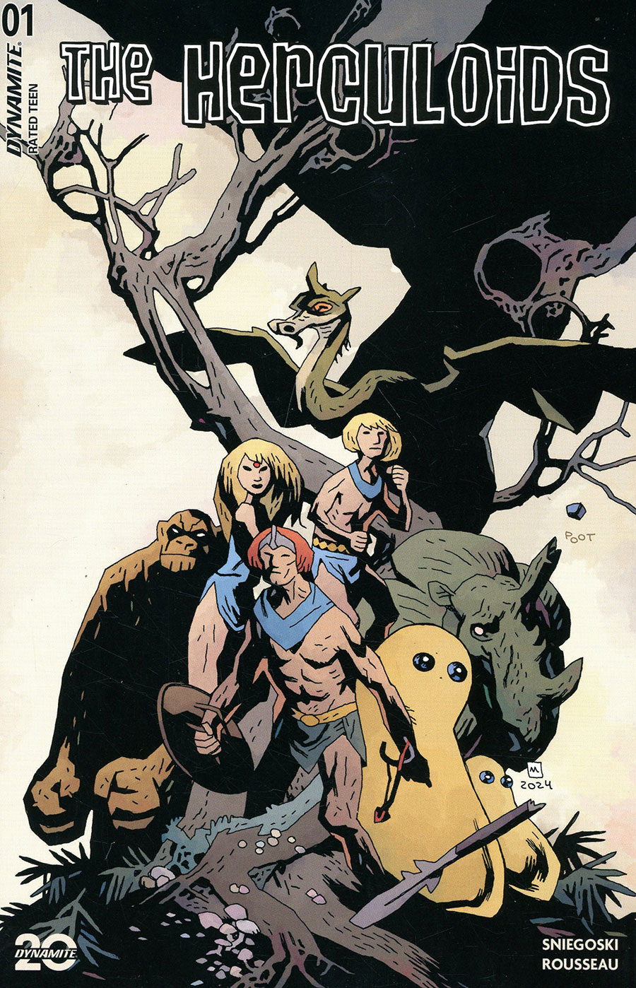 Herculoids #1 Cover E Variant Mike Mignola Cover