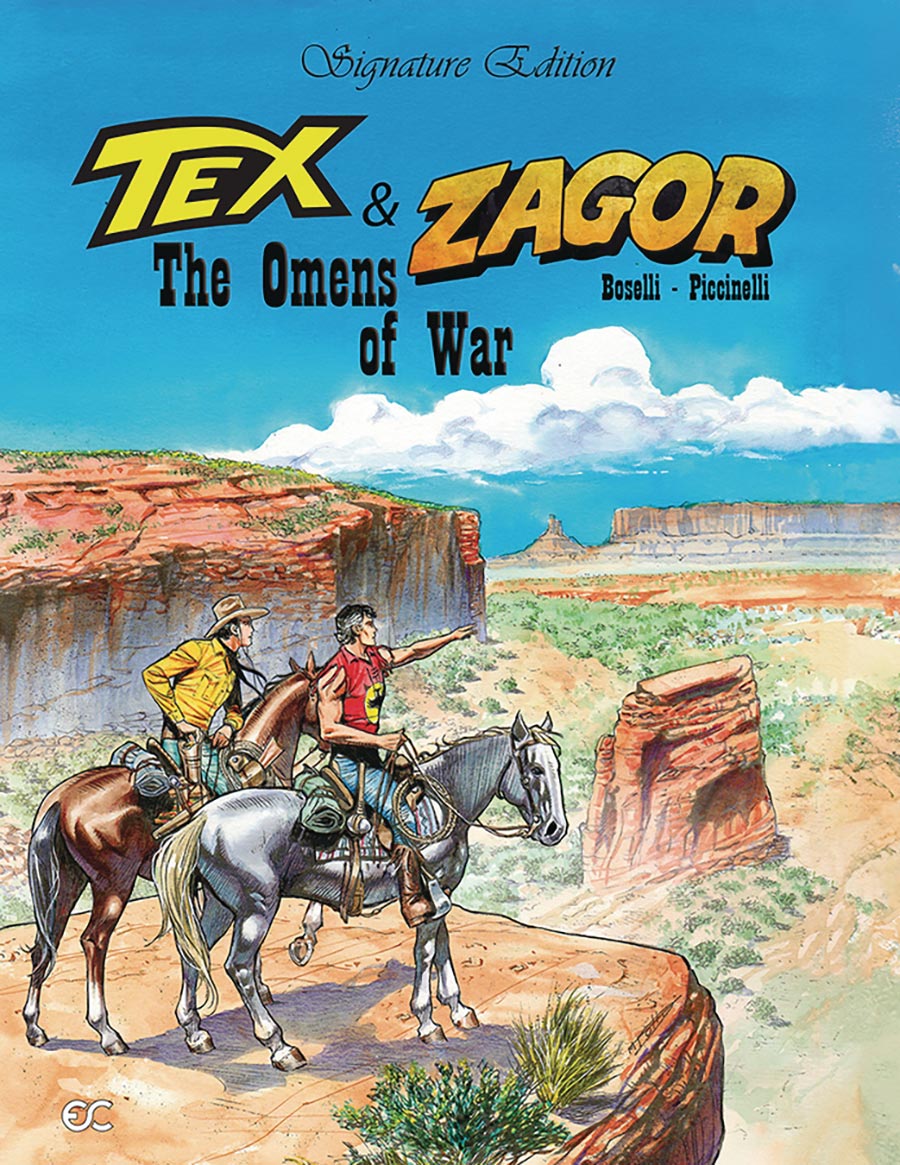 Tex And Zagor Omens Of War HC Signature Edition