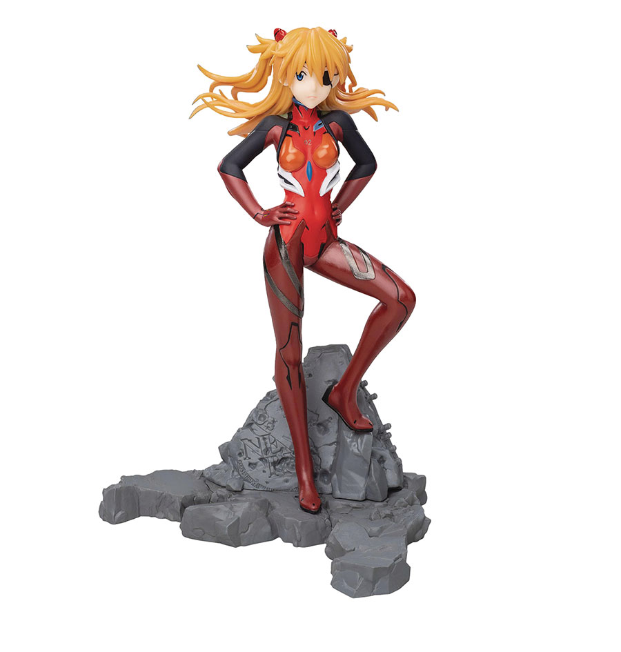 Evangelion Thrice Upon A Time Asuka Langley 30th Anniversary Luminasta Vignetteum Figure