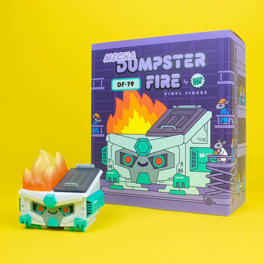 Mecha Dumpster Fire DF-079 Vinyl Figure
